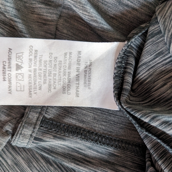 FootJoy Men's Heathered Gray Polo Medium - Picture 6 of 6